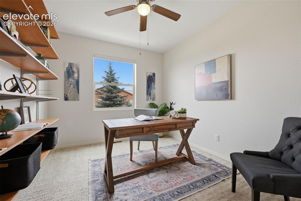 Image 12 of 37: Dedicated office can also function as a guest room if needed on main level.