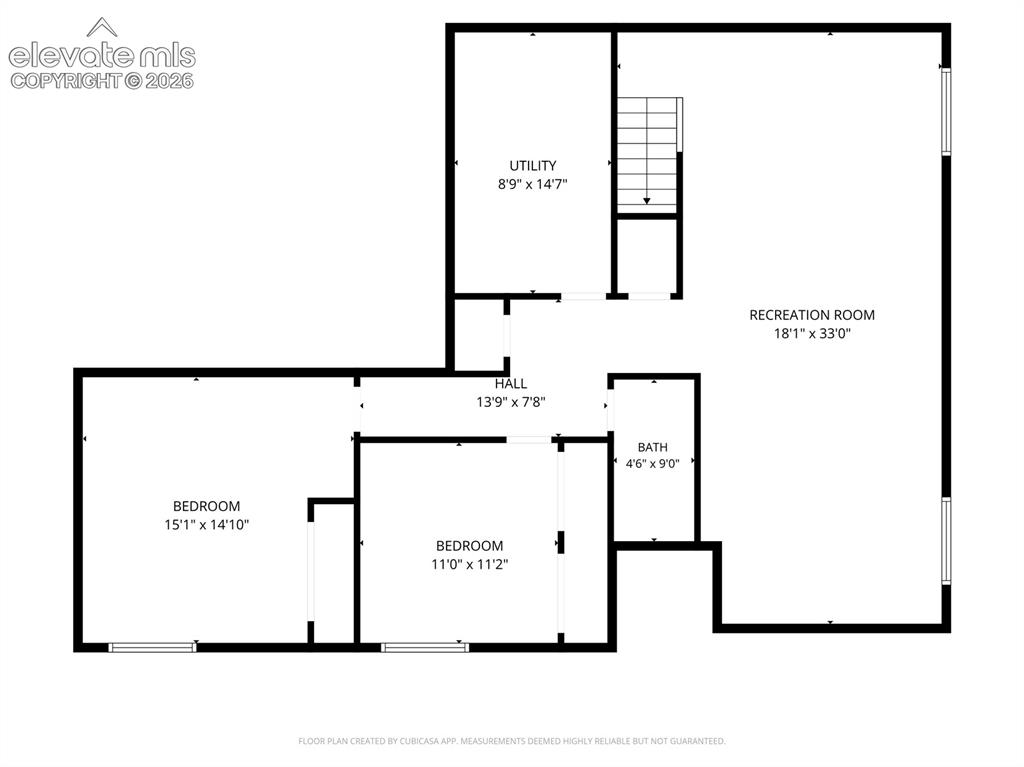 Image 36 of 37: Basement level floor plan