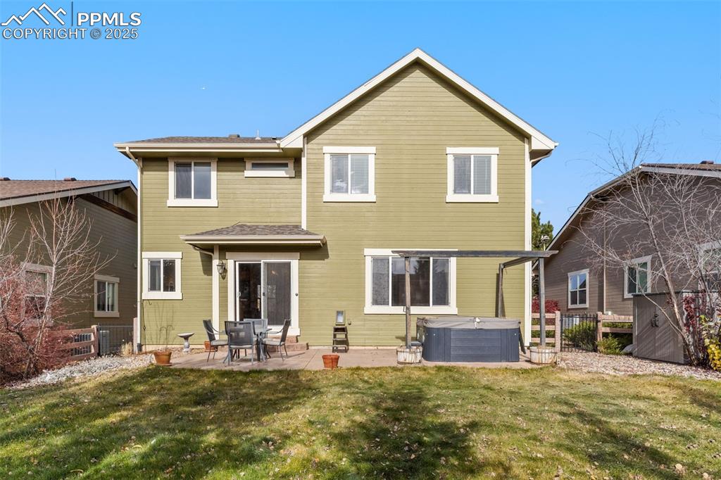 Image 12 of 34: What a great place to spend time outside. Hot tub is included!!