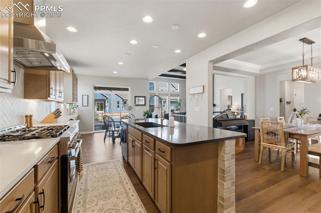 Image 10 of 44: All KitchenAid Commercial Grade Appliances Are Included And Hood!