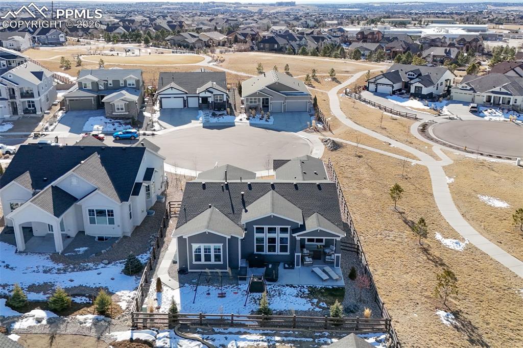 Image 40 of 44: Home Is At The End Of The Cul-de-Sac. Across The Street Is A Spacious Park