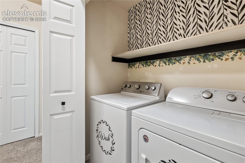 Image 39 of 48: Laundry conveniently located upstairs no hauling clothes up and down! 