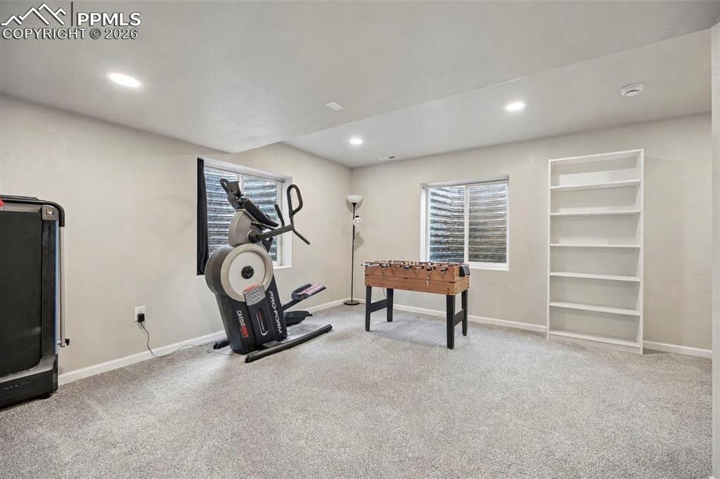 Image 24 of 38: basement family room