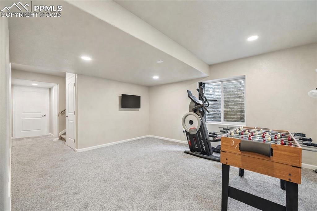 Image 25 of 38: basement family room