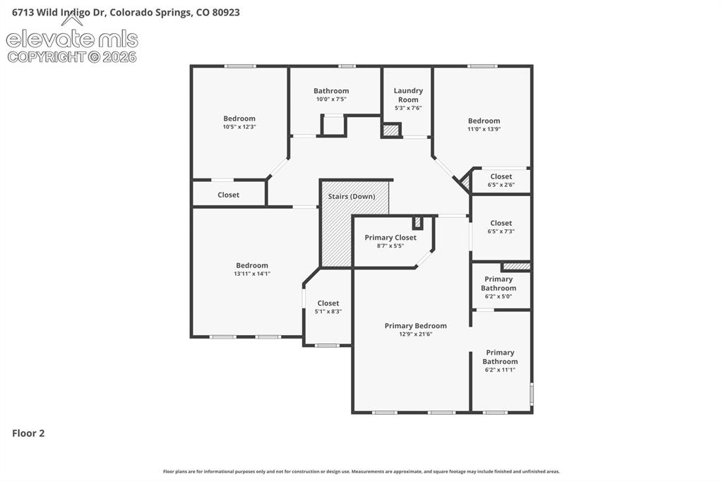 Image 45 of 46: Upper floor - floor plan