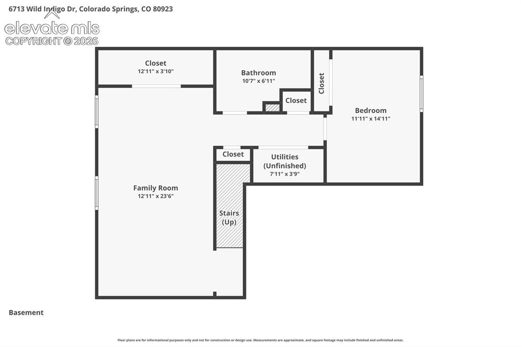 Image 46 of 46: Basement - floor plan