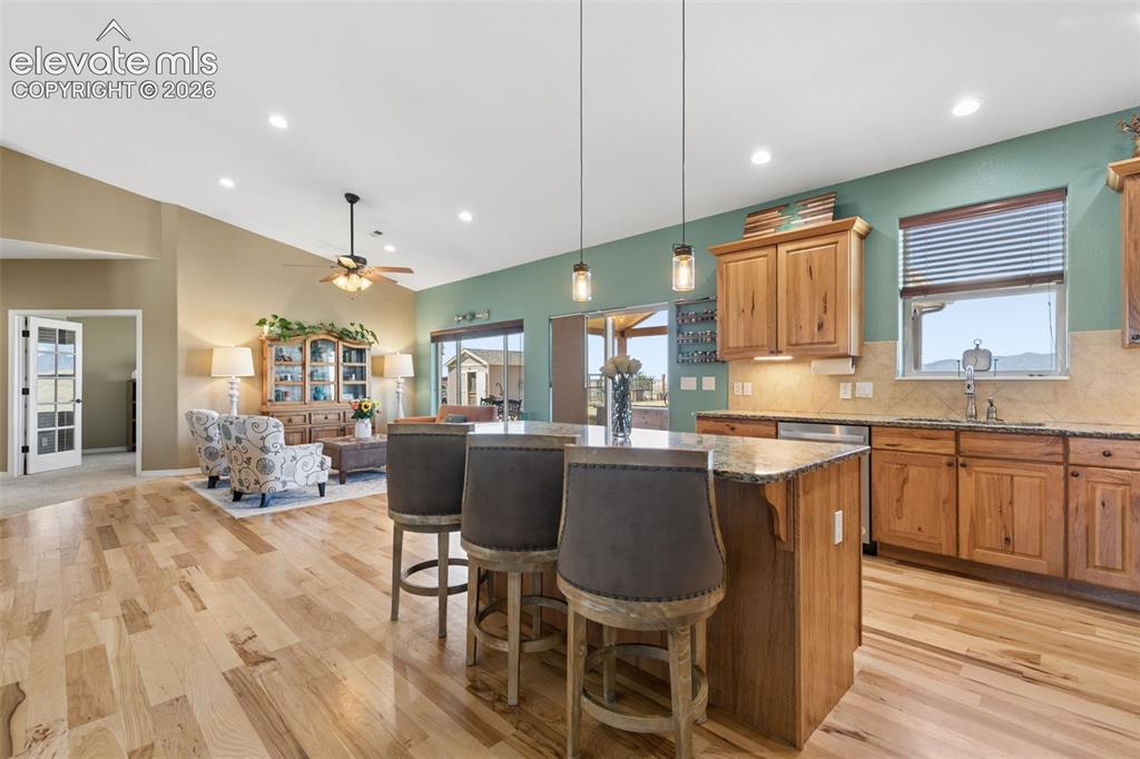 Image 10 of 48: Island with Breakfast Bar!