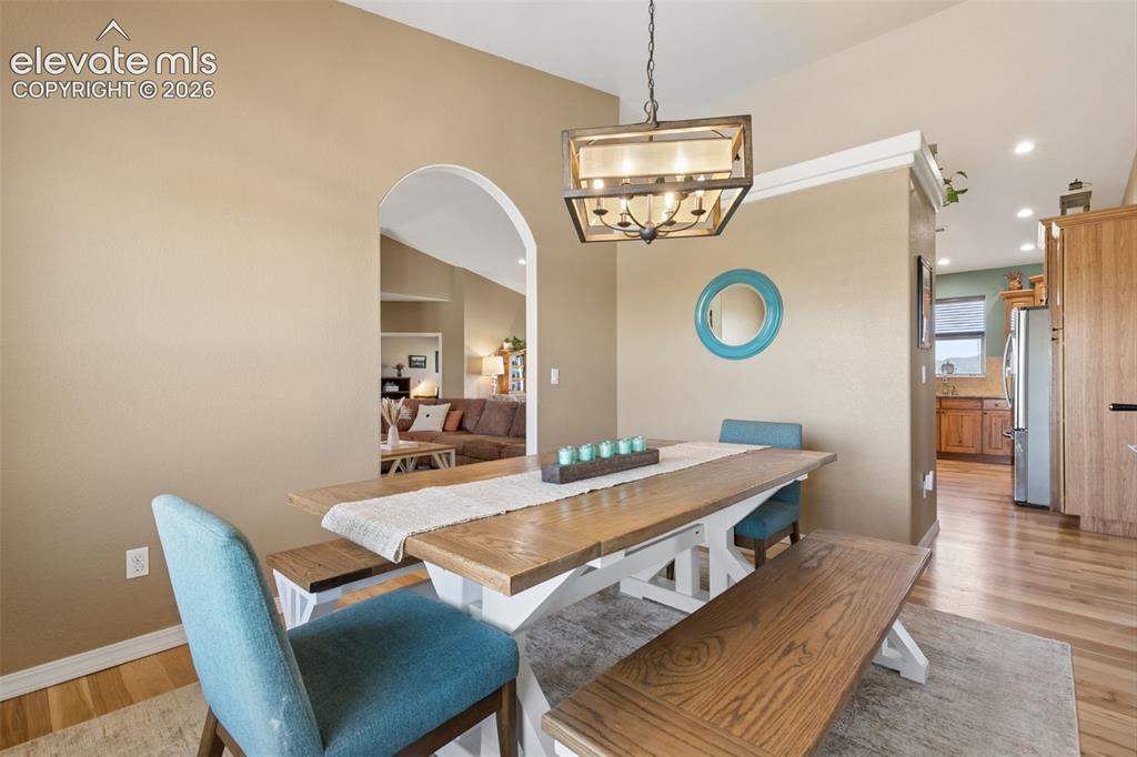 Image 13 of 48: Gorgeous Hickory Hard Wood Floors!