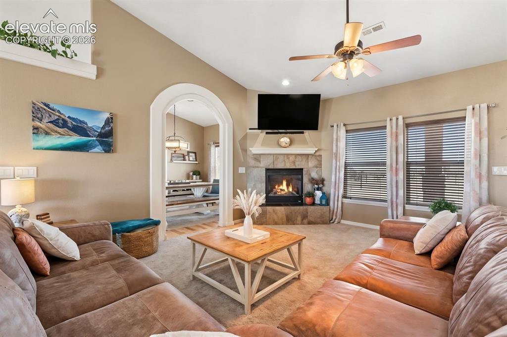 Image 4 of 48: Gas Fireplace for those Cool Colorado Evenings!