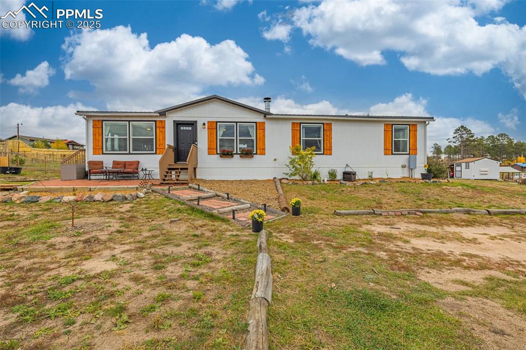 Caption: Front of Structure