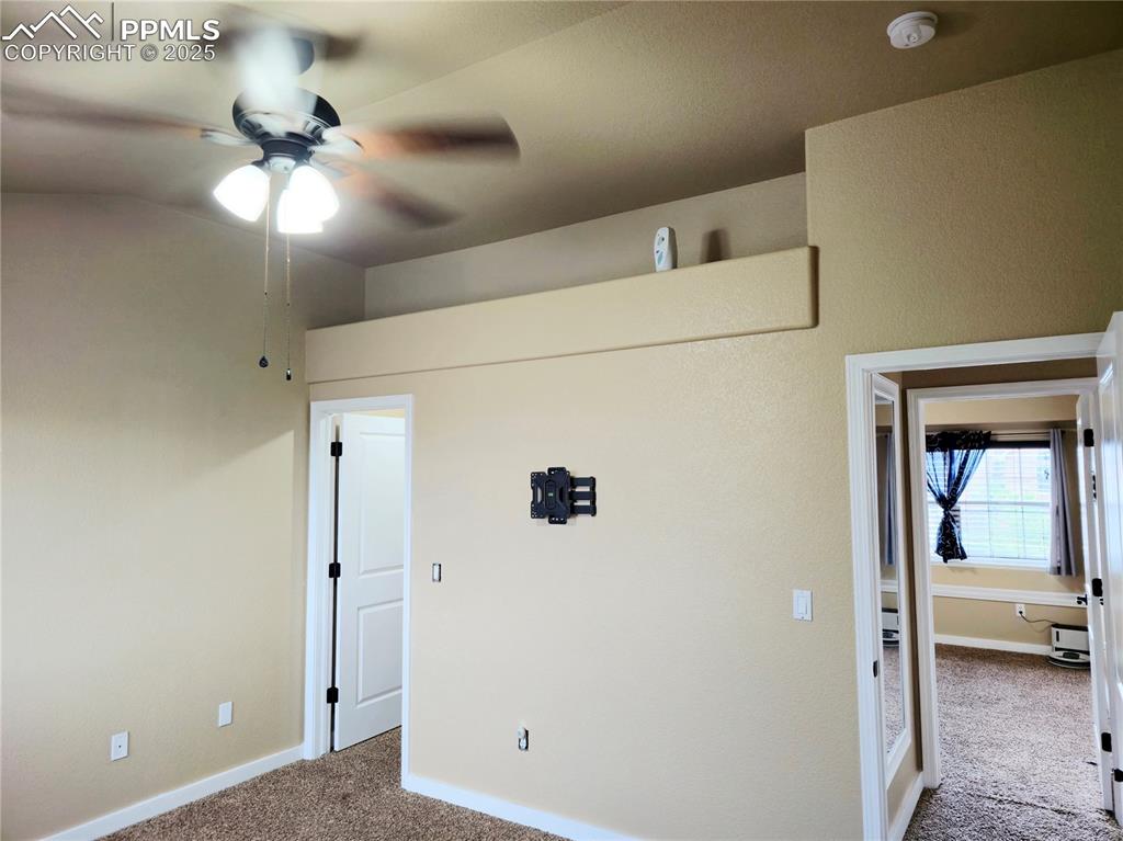 Image 29 of 48: 2nd floor Unfurnished bedroom 2 with walk in closes, vaulted ceiling, carpe