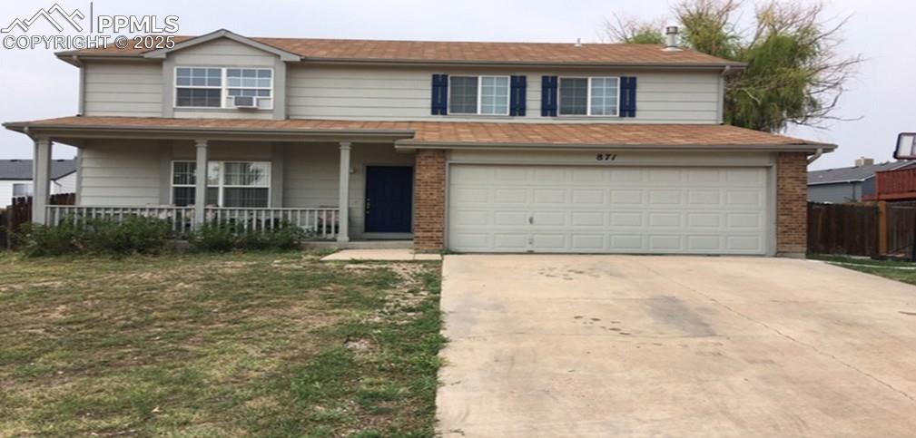 Caption: Front of Structure