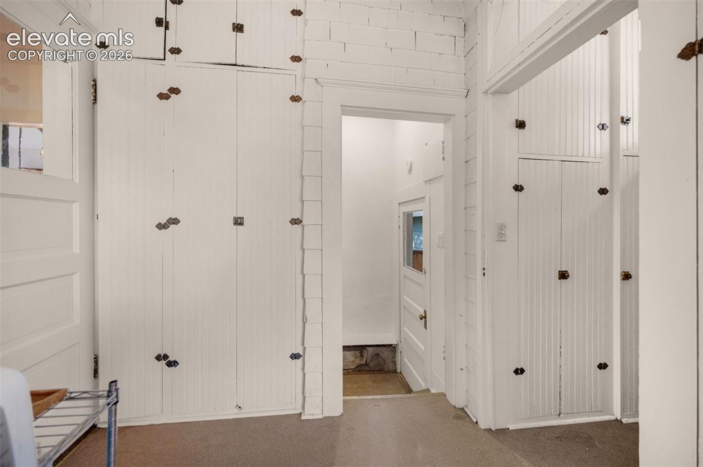 Image 23 of 50: Pantry area in Mud Room/Laundry Room