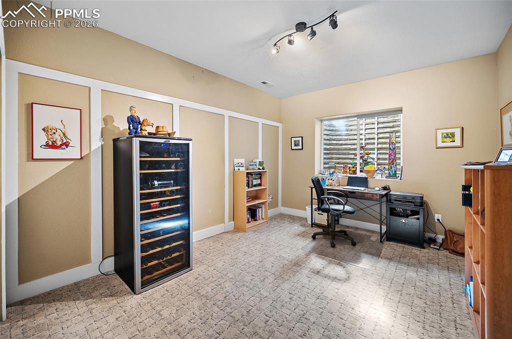 Image 33 of 50: Office/Bedroom/Wine Room