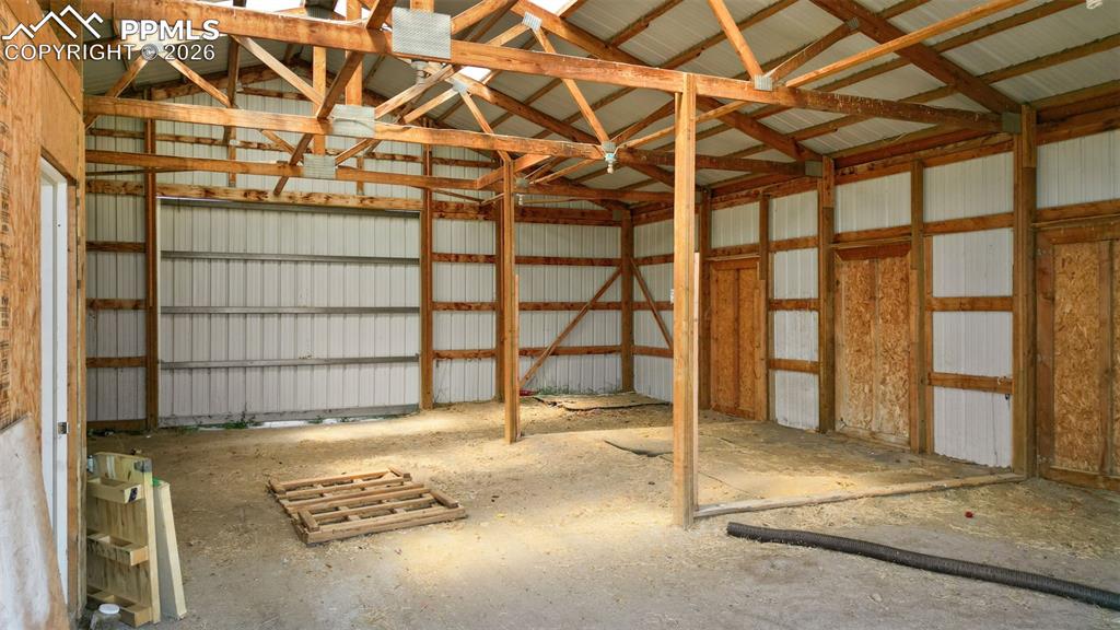 Image 40 of 47: Miscellaneous room featuring metal wall