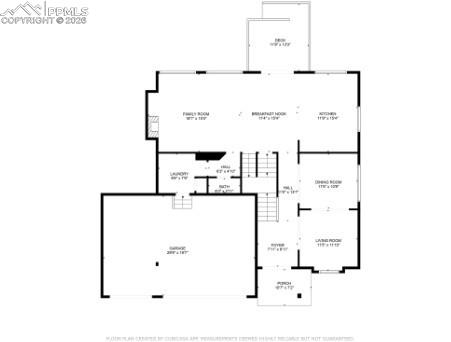 Image 46 of 47: View of floor plan / room layout