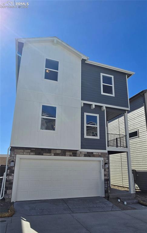 Caption: Front of Structure