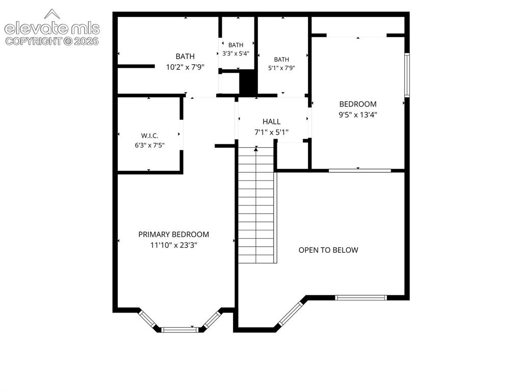 Image 29 of 30: Second floor floorplan
