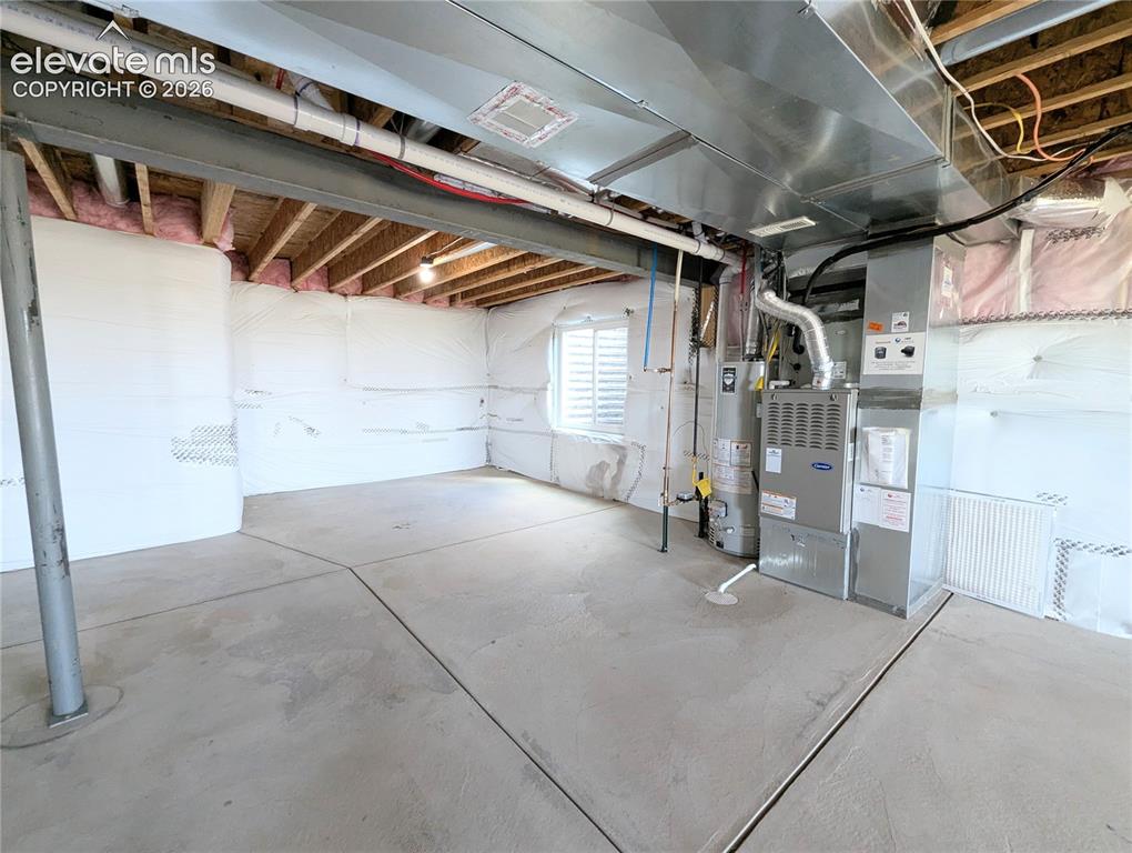 Image 45 of 49: Room featuring neutral gray wall paint and complementary gray patterned car