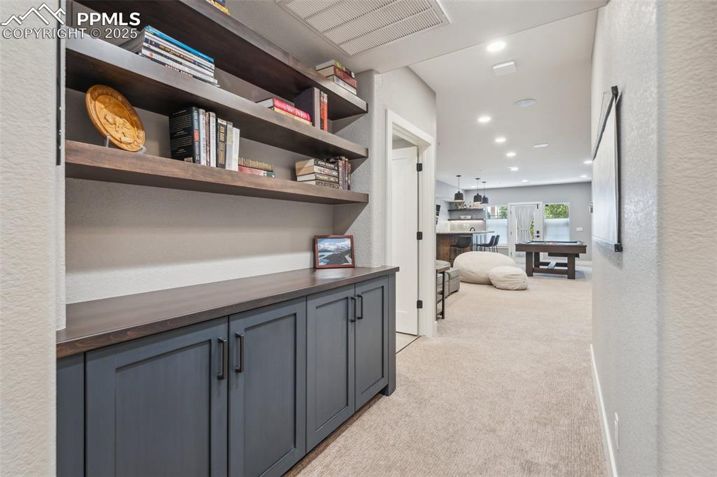 Image 30 of 49: Fabulous Built-ins Basement Level