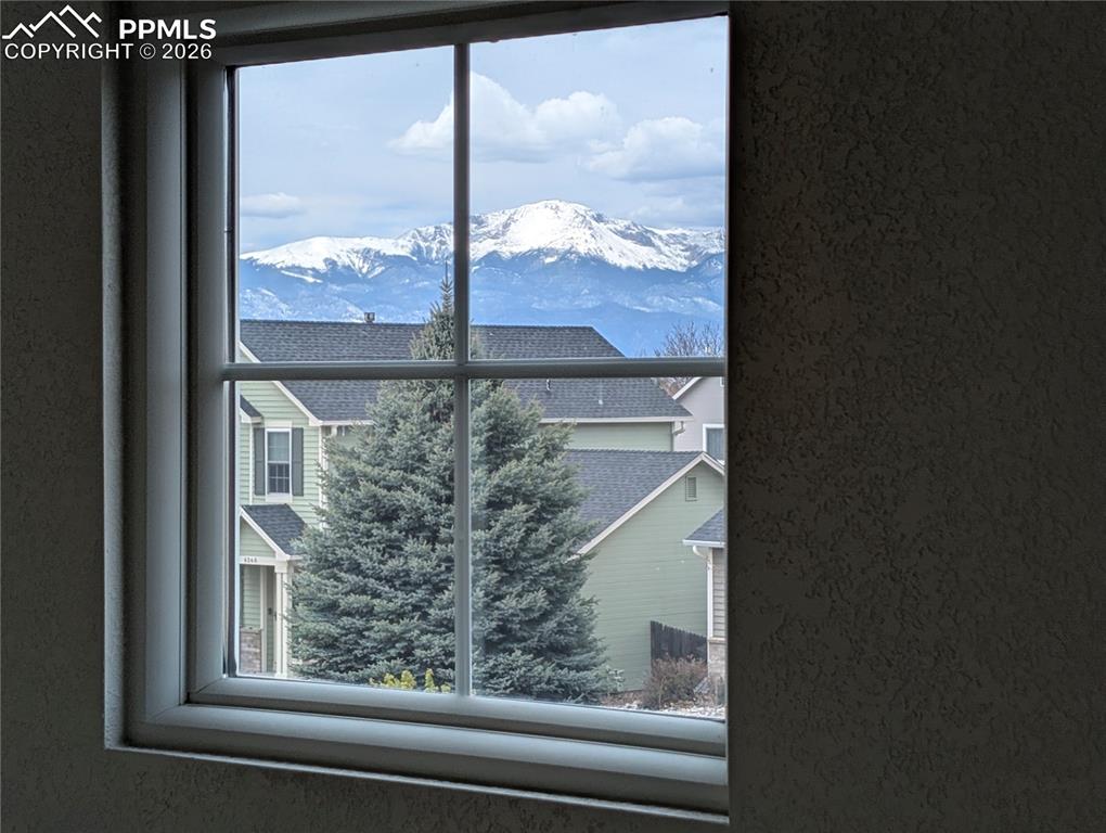 Image 25 of 30: view of Pikes Peak from Loft