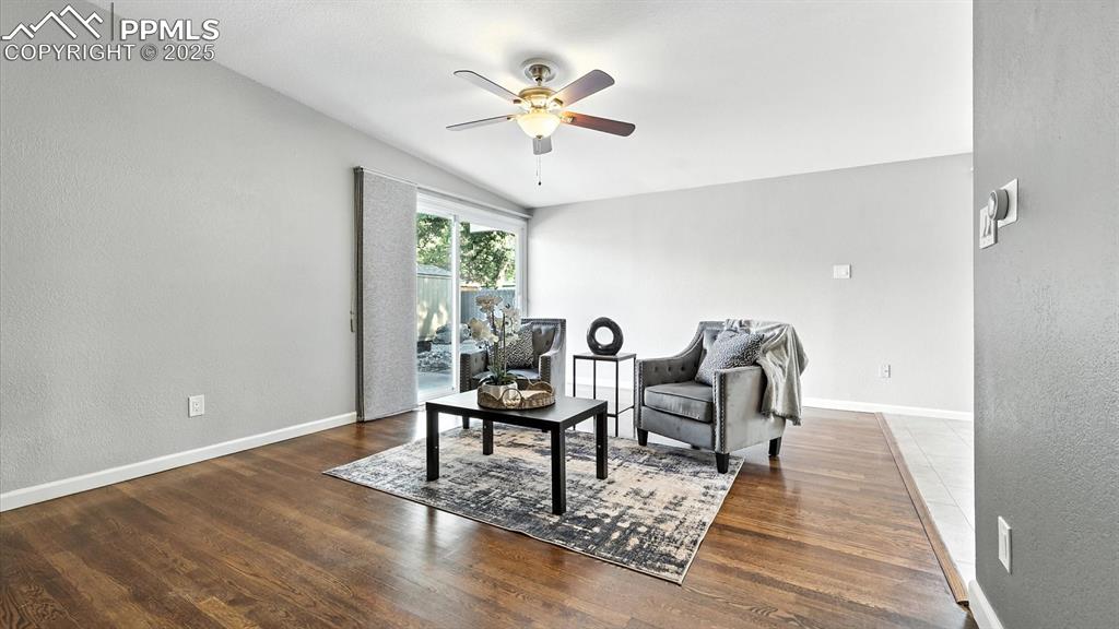 Image 19 of 35: The Living Room invites cozy evenings & effortless entertaining, complete w