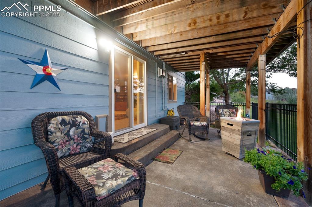 Image 38 of 49: View of patio