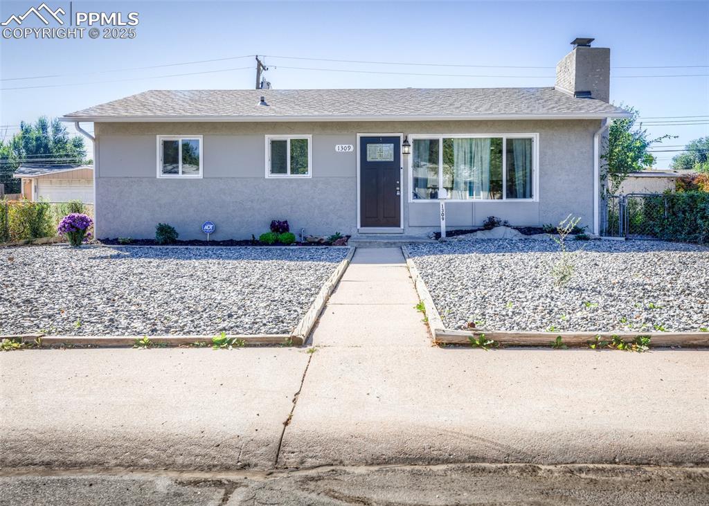 Caption: Front of Structure