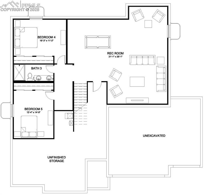 Image 3 of 3: View of home floor plan
