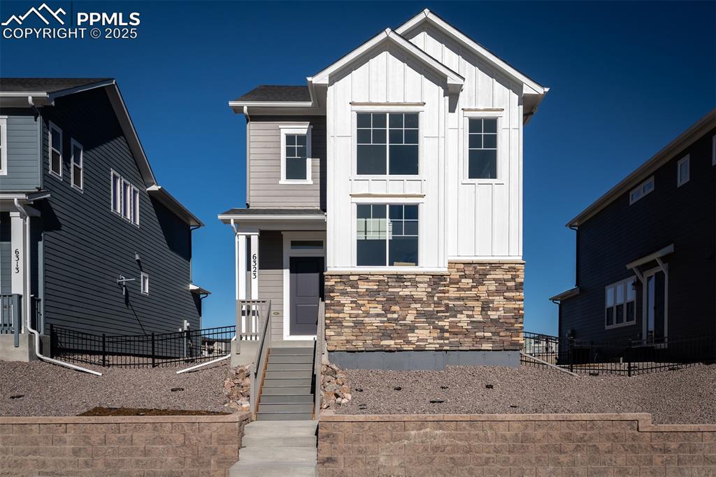 Caption: Front of Structure