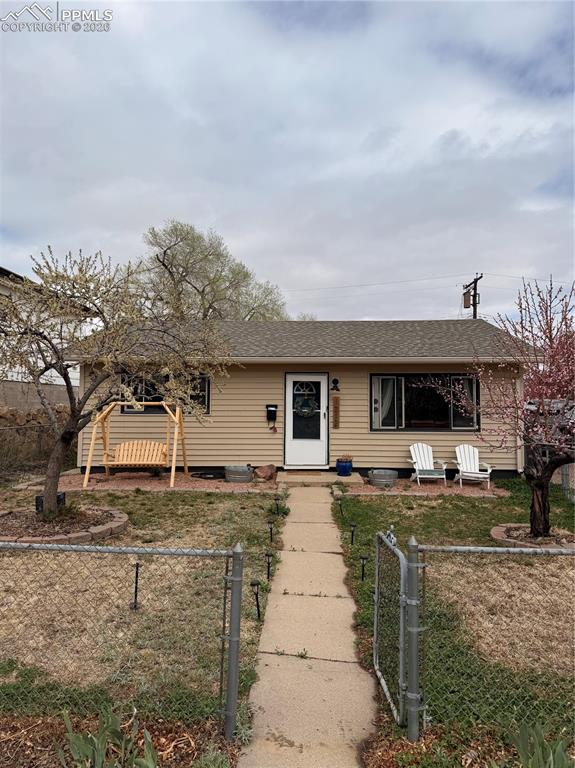 Caption: Front of Structure