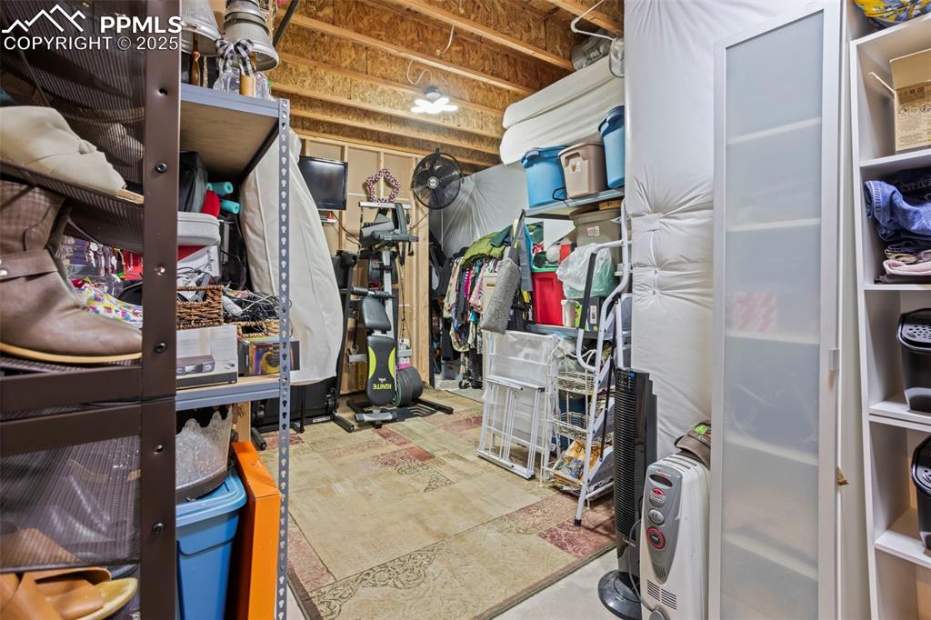 Image 38 of 47: View of walk in closet