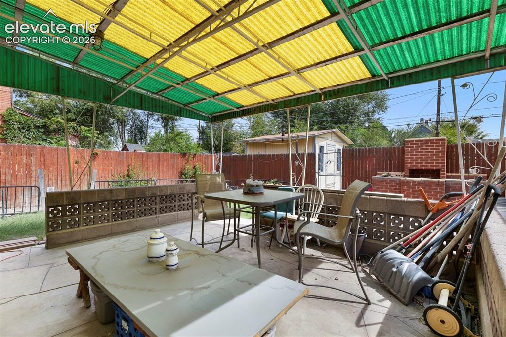 Image 23 of 29: Covered Patio