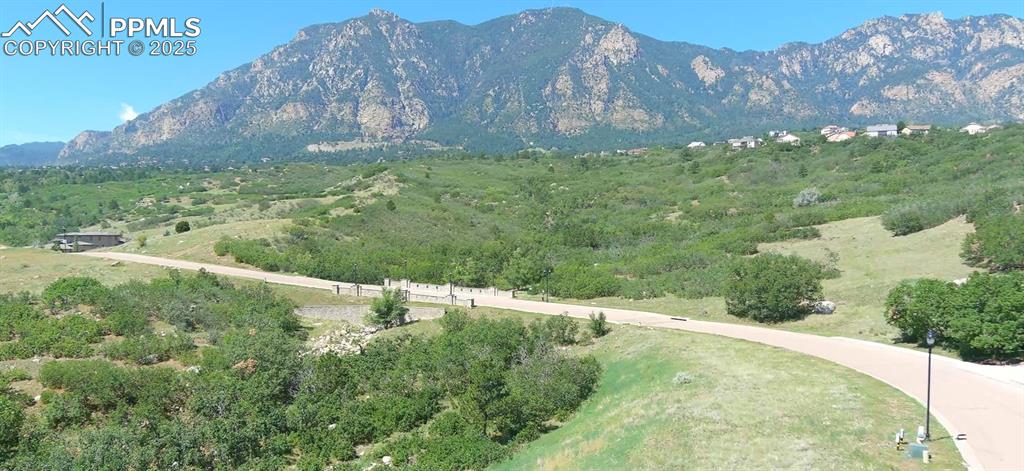 Caption: Cheyenne Mountain View 