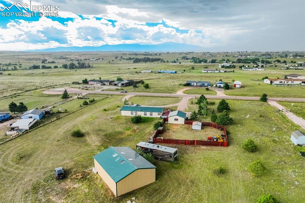 Image 41 of 43: Aerial view of sparsely populated area