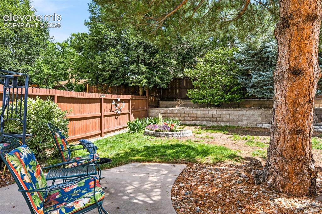 Image 40 of 50: Patio & Water Feature with pond
