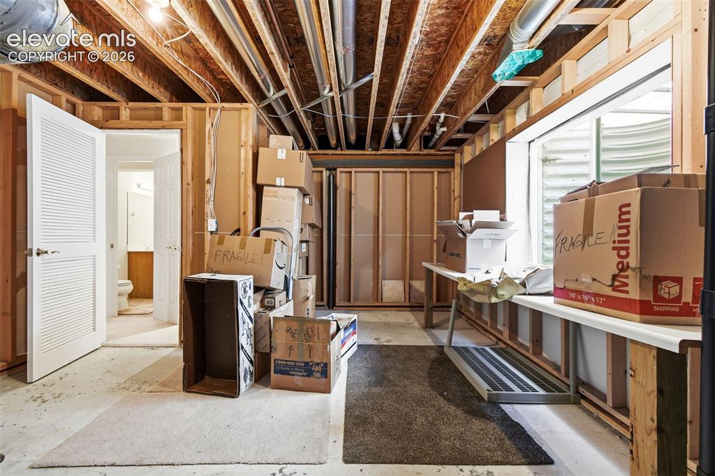 Image 47 of 50: Basement Utility Room & Storage