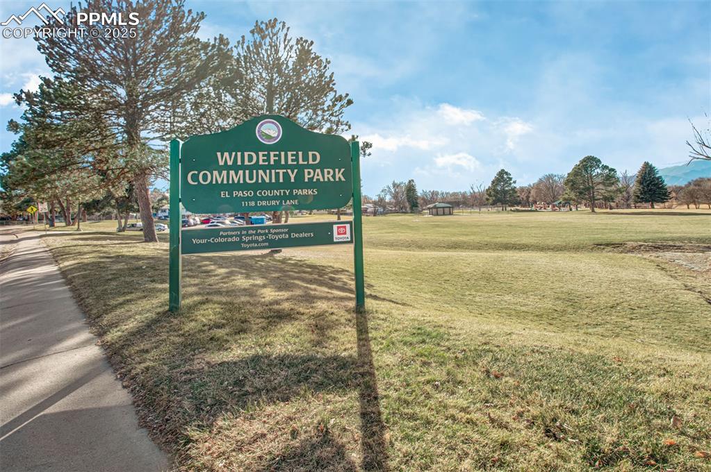 Image 43 of 45: Widefield Community Park just blocks away