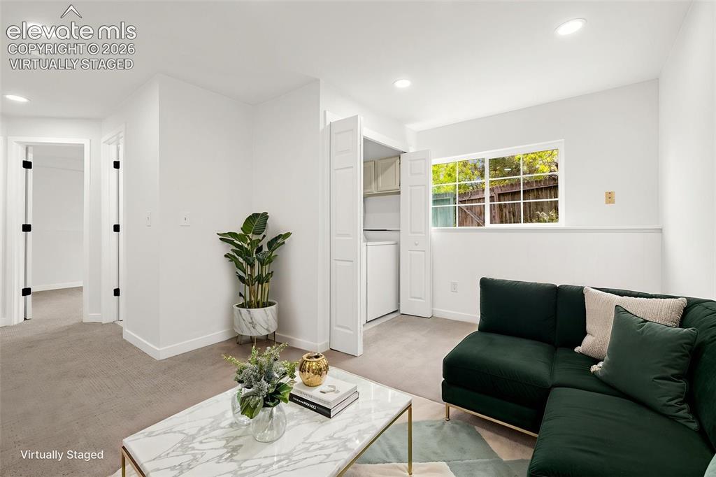 Image 23 of 48: Virtually Staged Basement Family / Bonus Room
