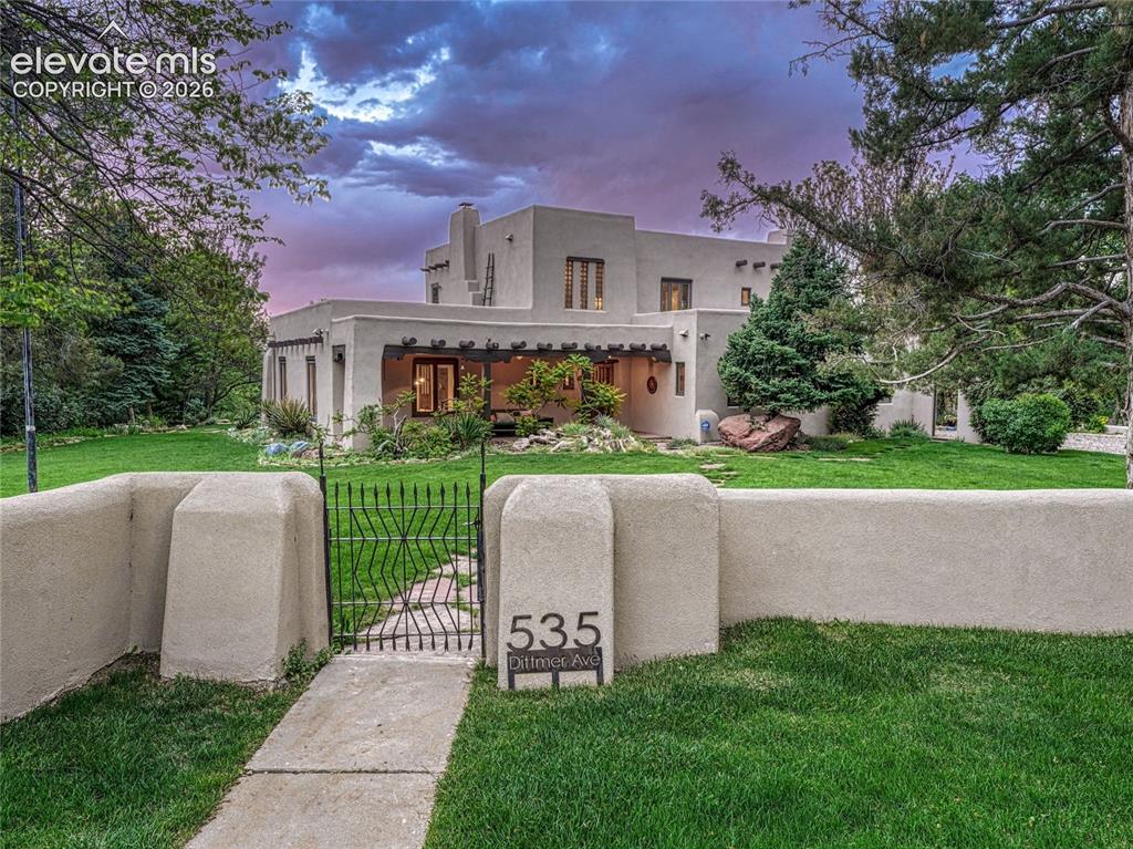 Image 50 of 50: The Harold Florman House | 1939 Pueblo Revival on nearly 2 acres
