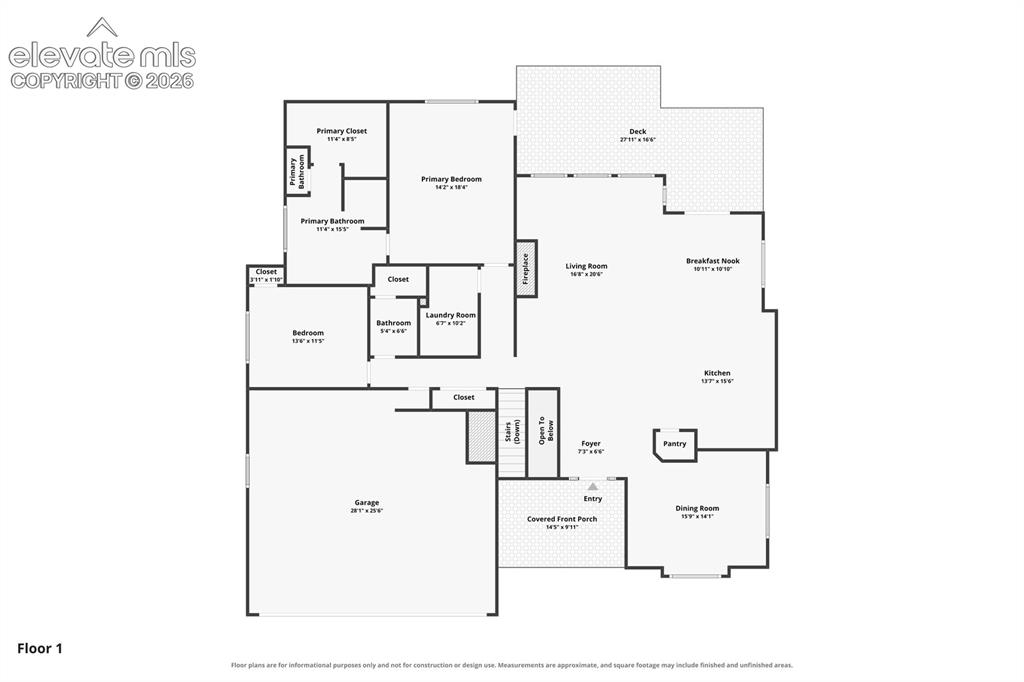Image 47 of 48: Main level floor plan