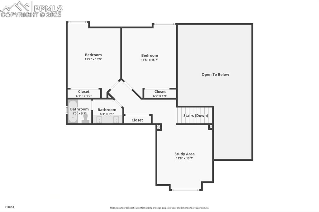 Image 42 of 45: View of floor plan / room layout