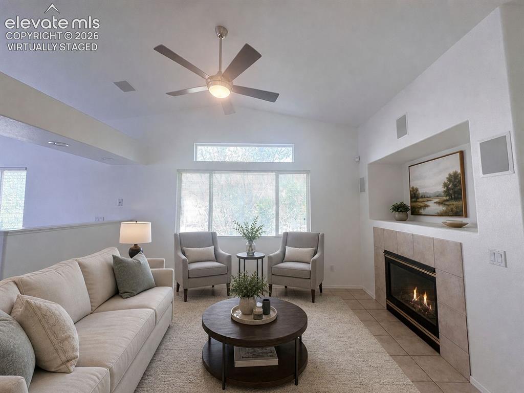 Image 10 of 36: Living room - virtually staged