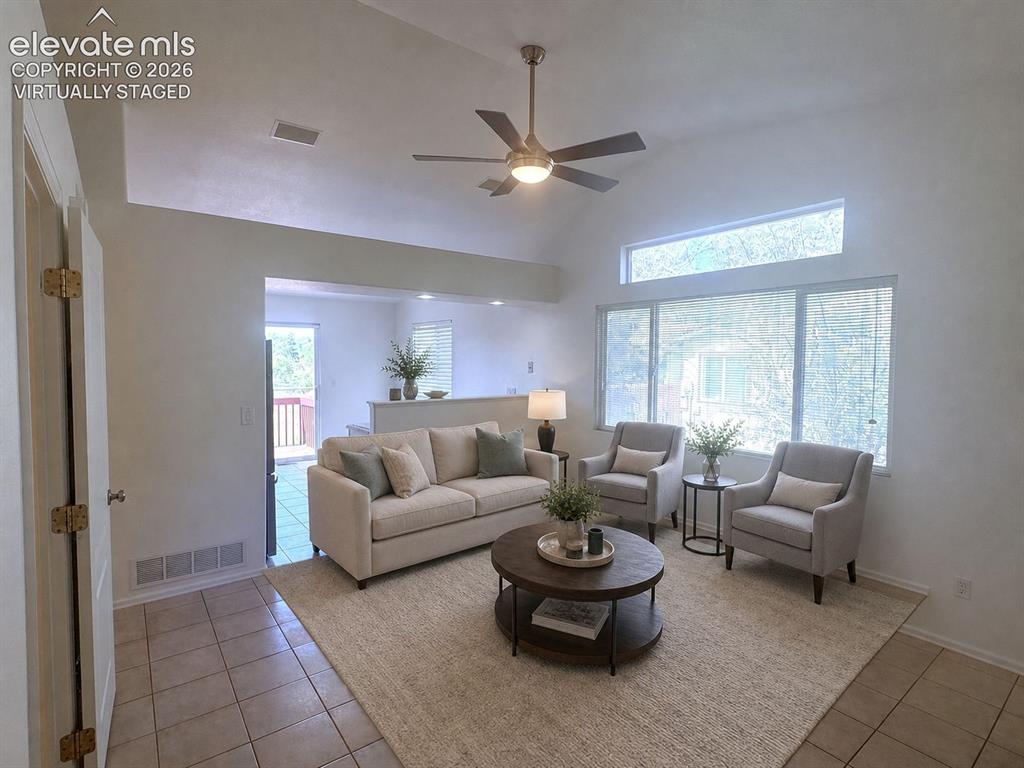 Image 11 of 36: Living room - virtually staged