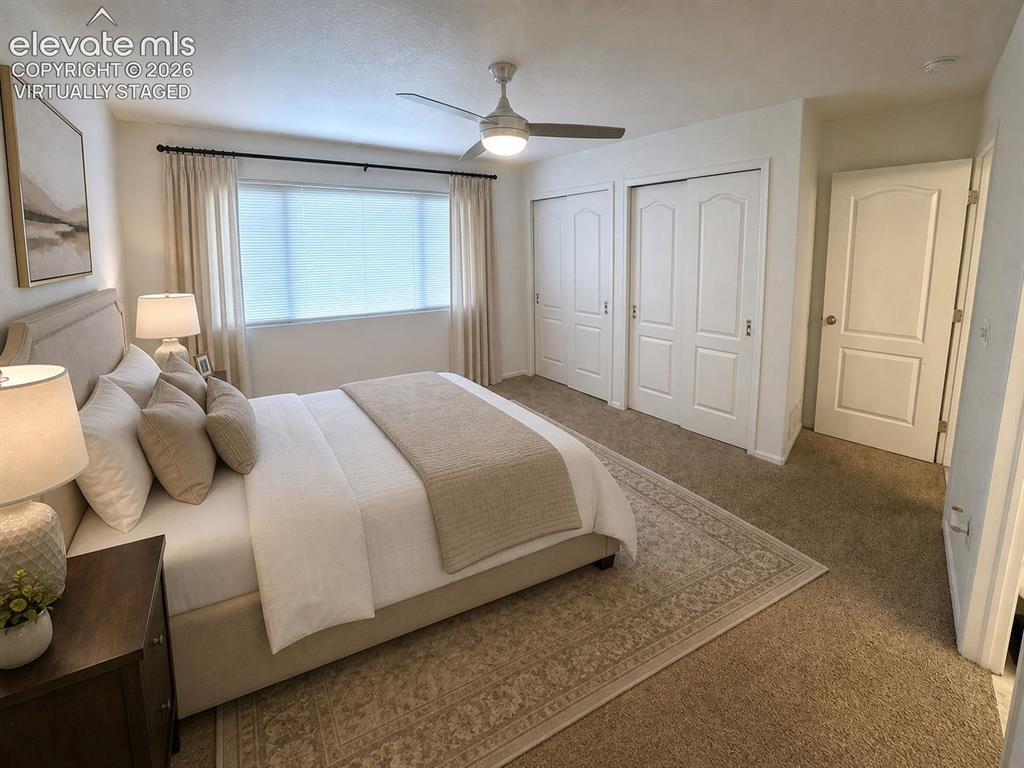 Image 18 of 36: Master bedroom - virtually staged
