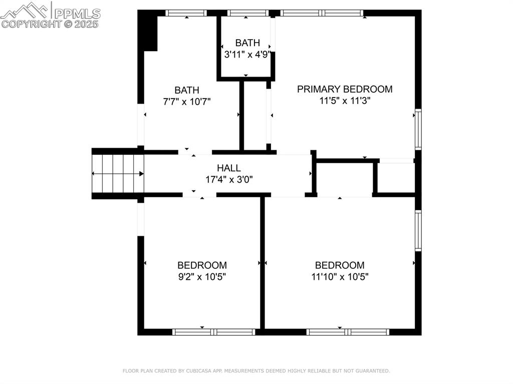 Image 28 of 30: Upstairs Floor Plan