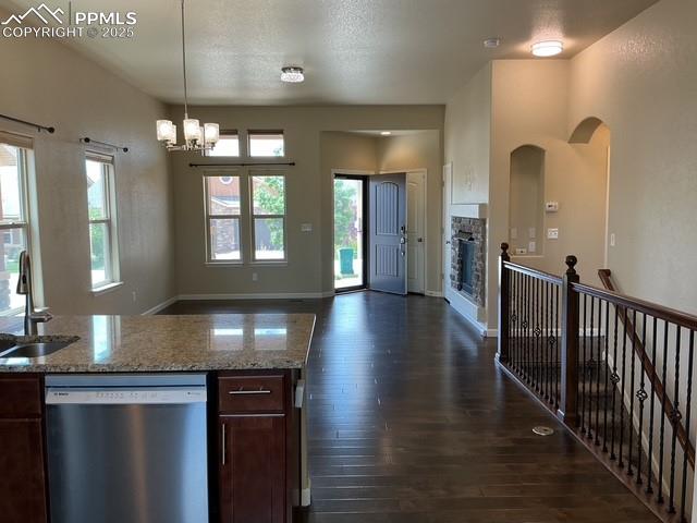 Image 10 of 37: From kitchen looking out to front door