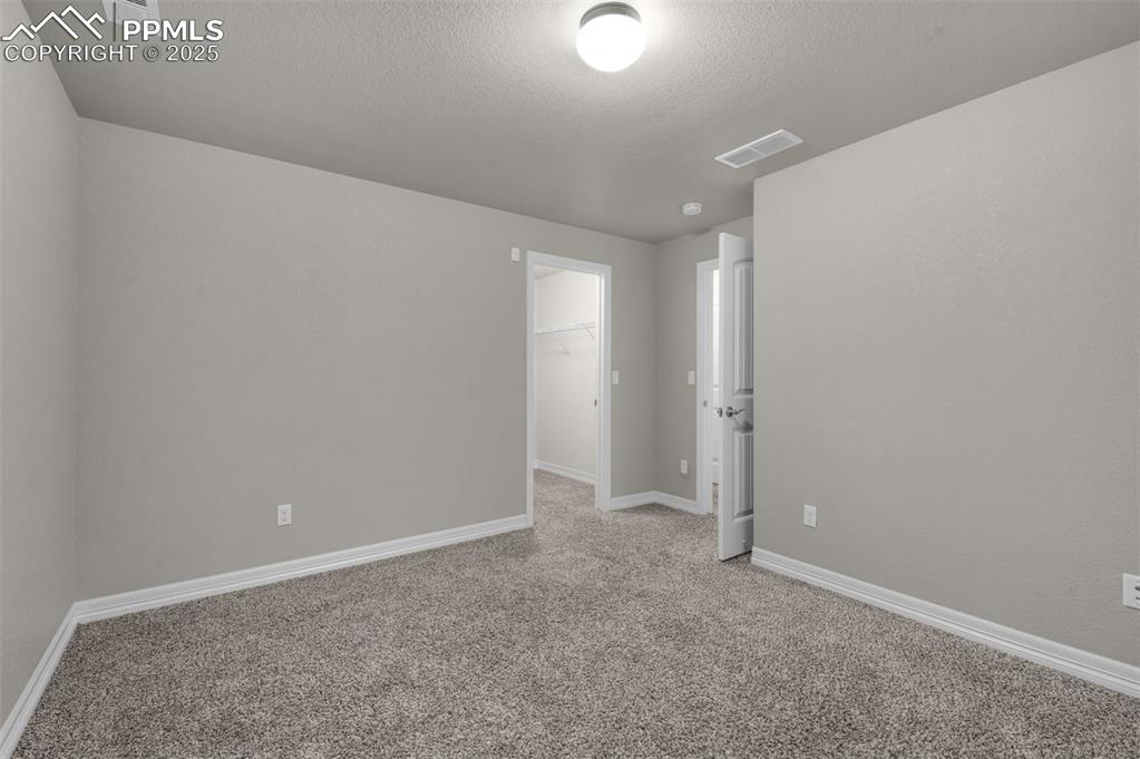 Image 29 of 38: Basement bedroom with walk-in closet