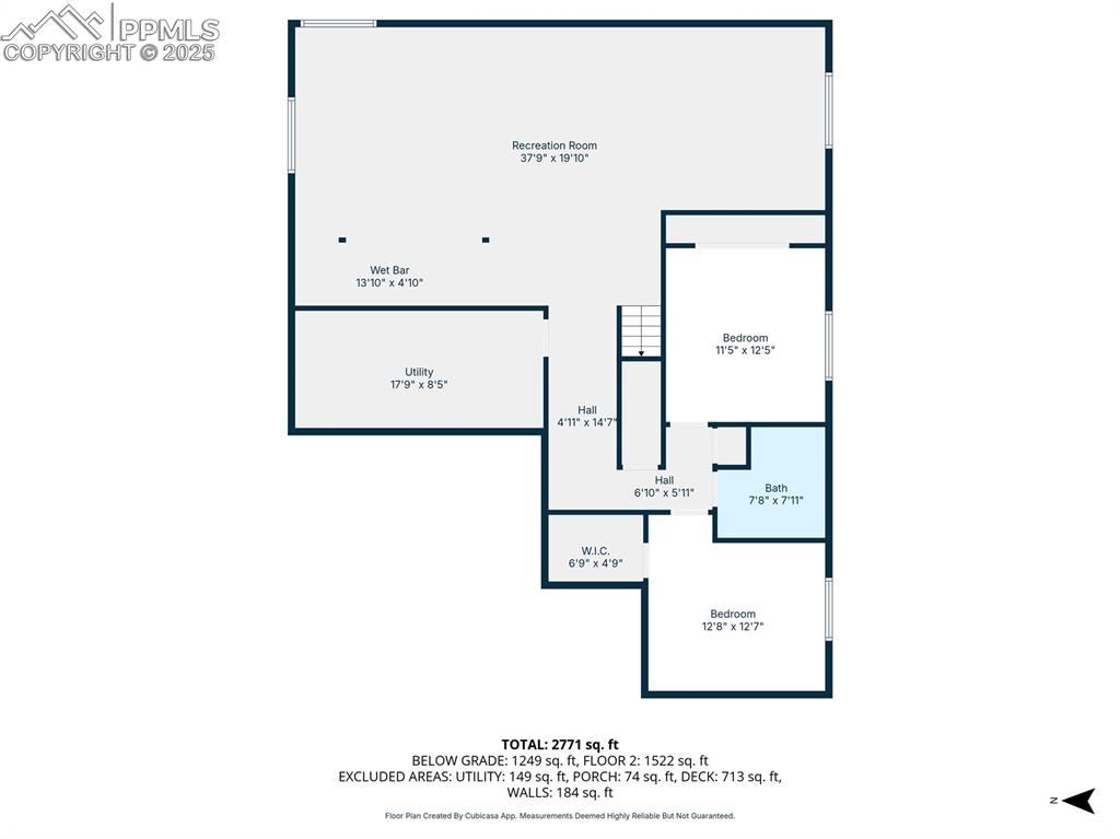 Image 37 of 38: basement floor plan