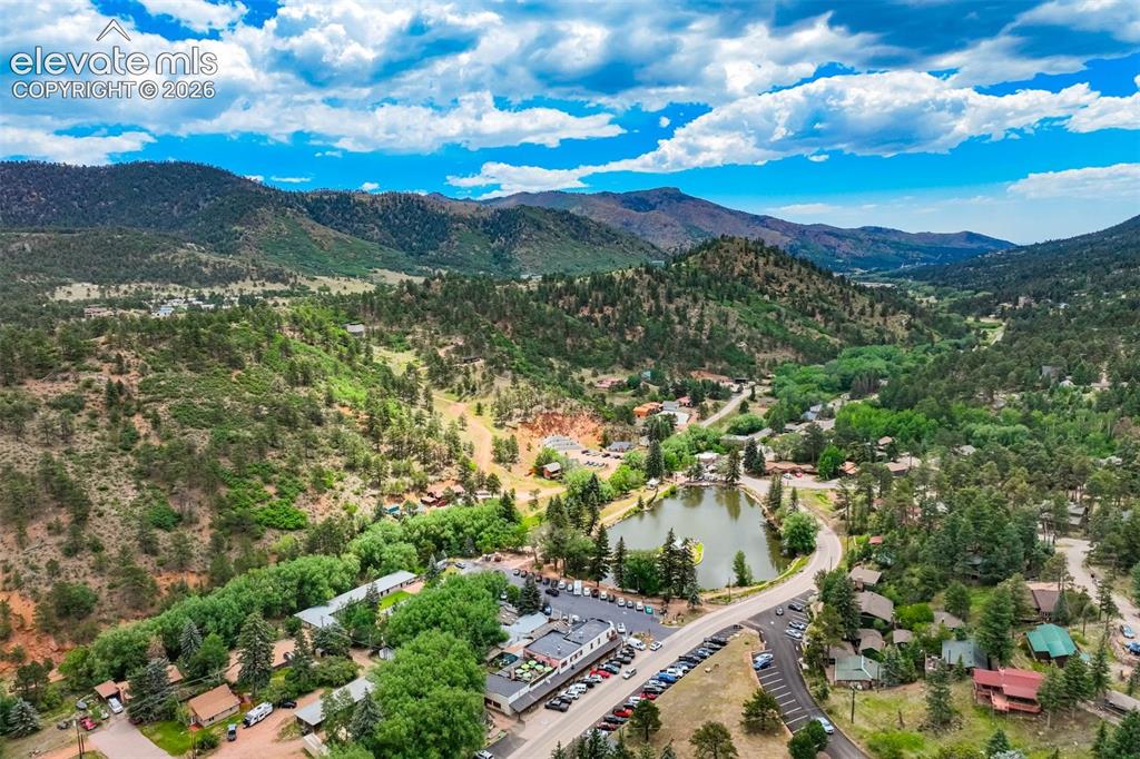 Image 31 of 43: Center of Green Mountain Falls with Lake and Gazebo